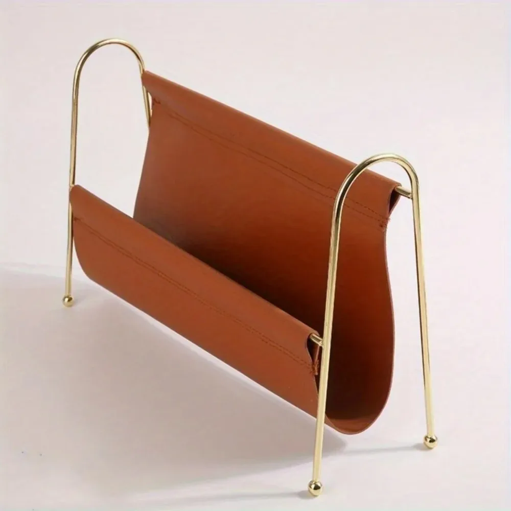 Home Decor Magazine - Nordycki metalowy stojak na czasopisma –