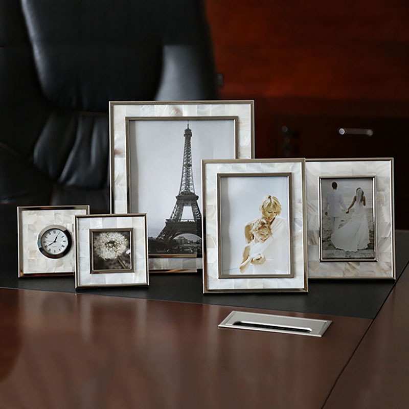 Bamboo Photo Frame - Europejska powłoka dekoracyjne aluminiowe ramki do