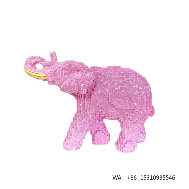 Home Decor Theme - Realistyczna figurka słonia z żywicy, rzeźba