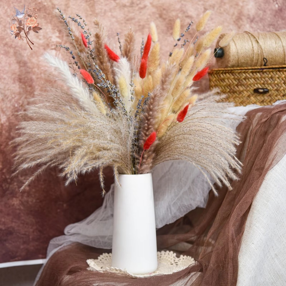 Naturalny bukiet z suszonych k – Pampas Grass Decor recenzja i cena