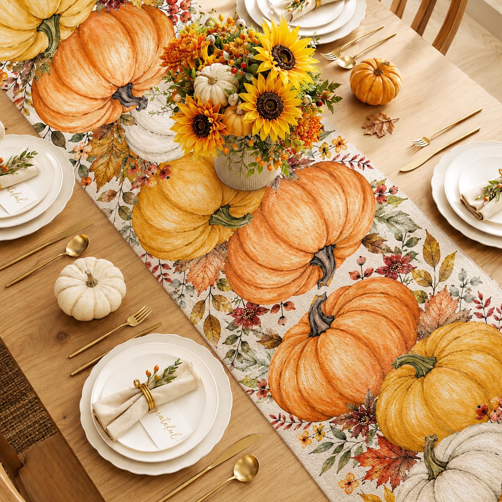Bieżnik na stół na Halloween w – Linen Table Runner recenzja i cena