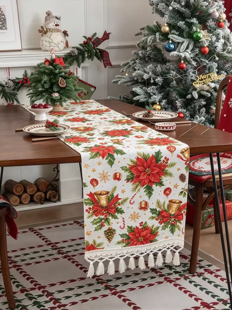 Zestaw bieżnika na stół i podk – Linen Table Runner recenzja i cena