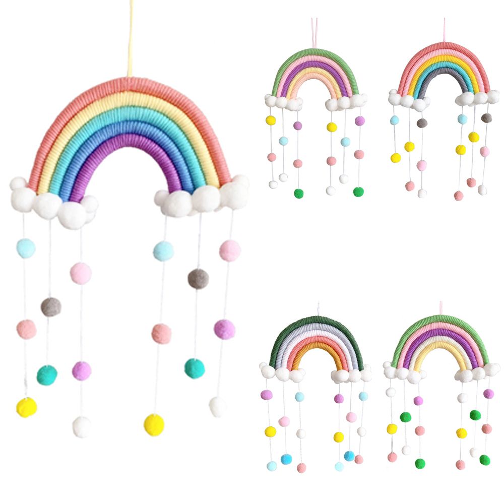 Ręcznie tkane pięć pasm tęczow – Home Decor Y2K recenzja i cena