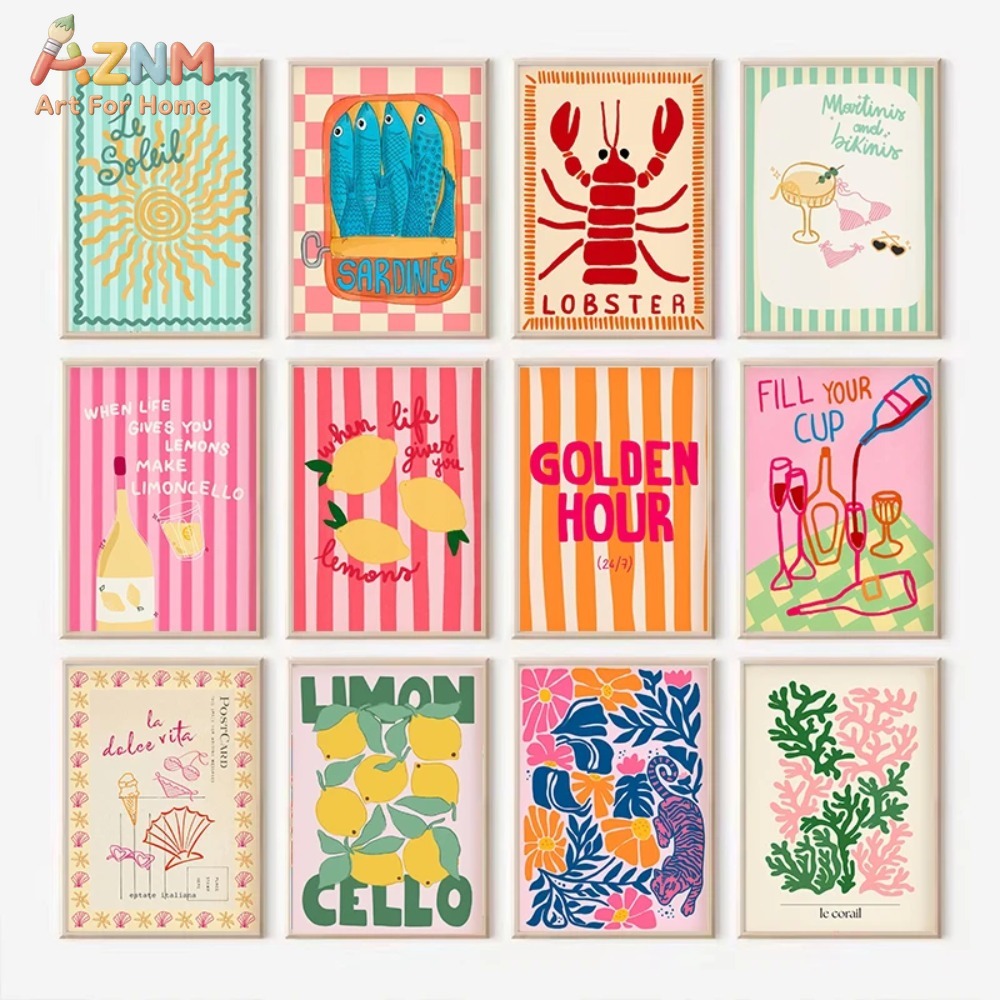 AZNM Kolorowy Letni Koktajl z  – Home Decor Y2K recenzja i cena