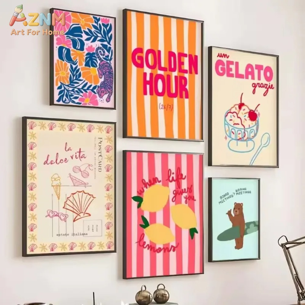 AZNM Kolorowy Letni Koktajl z  – Home Decor Y2K recenzja i cena