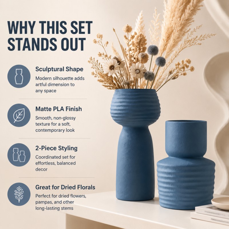 Zestaw 2 szt. szorstkich, fali – Pampas Grass Decor recenzja i cena