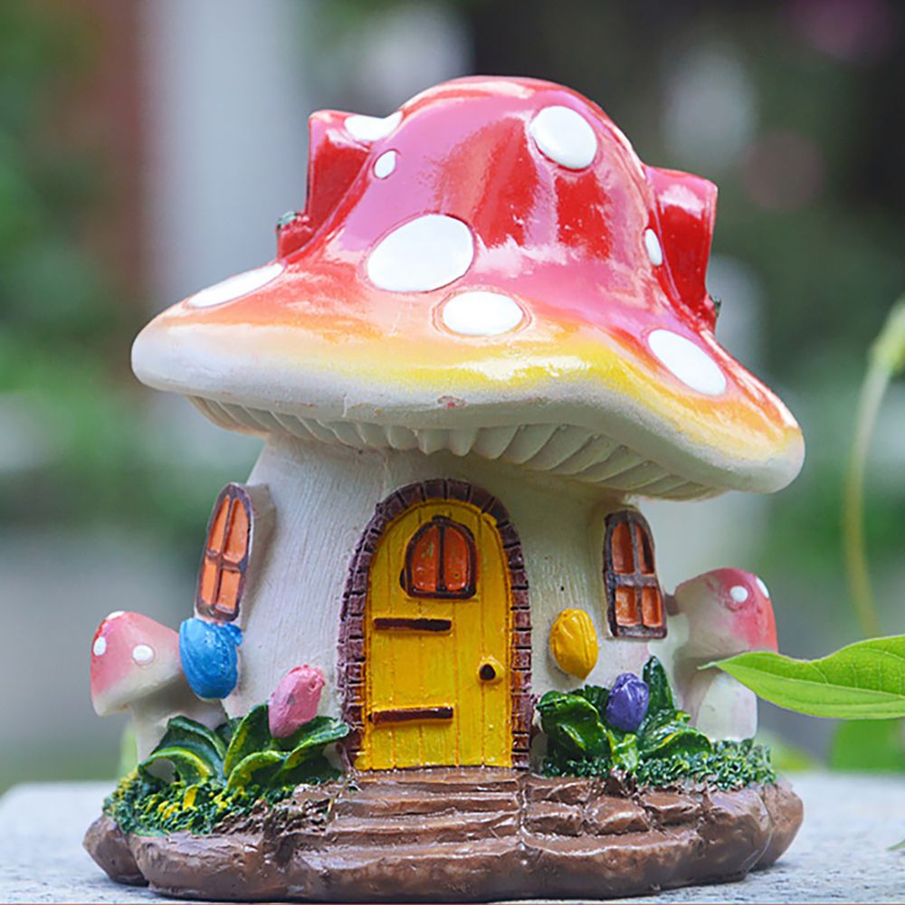 Miniaturowy domek grzybowy żyw – Home Decor Za recenzja i cena