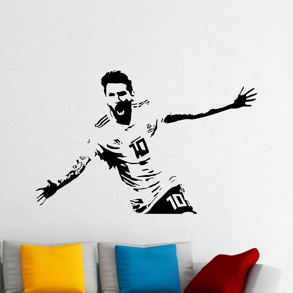 Messi Naklejka ścienna Naklejk – Home Decor Indonesia recenzja i cena