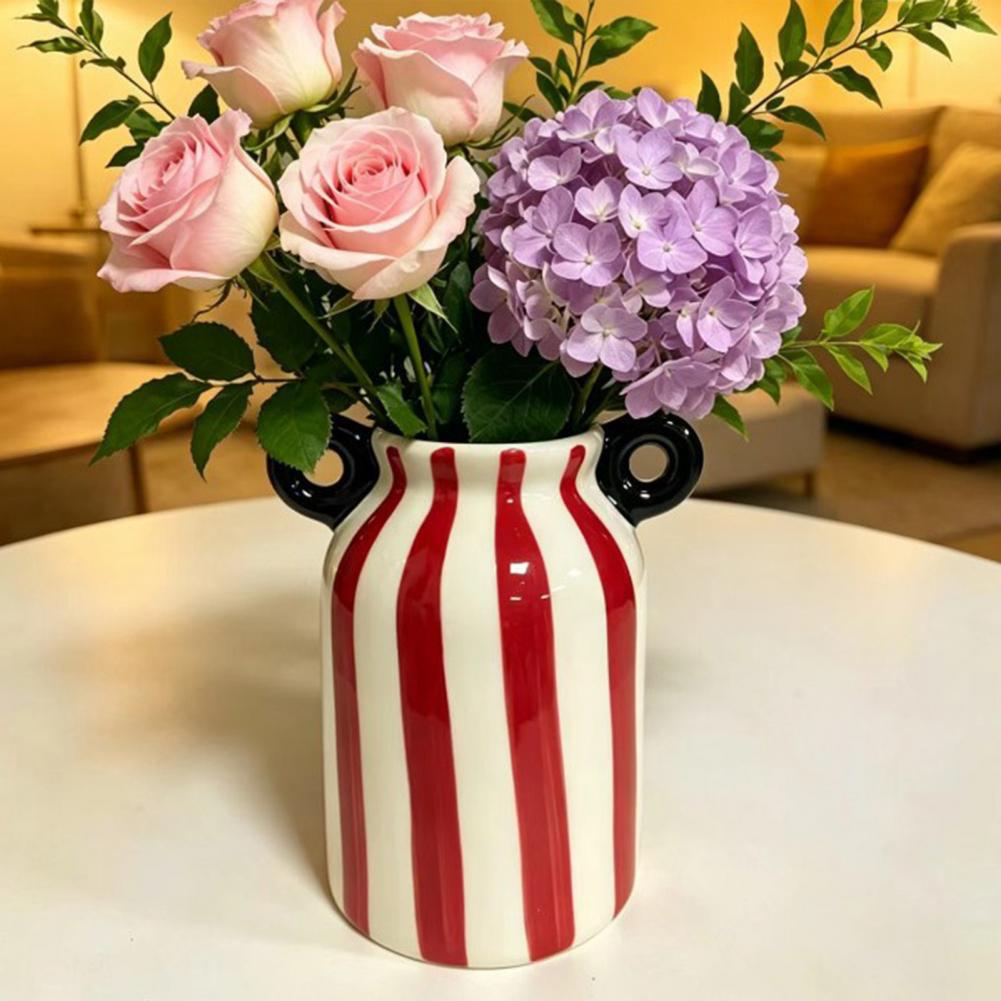 Ceramiczny wazon w paski z dwo – Pampas Grass Decor recenzja i cena