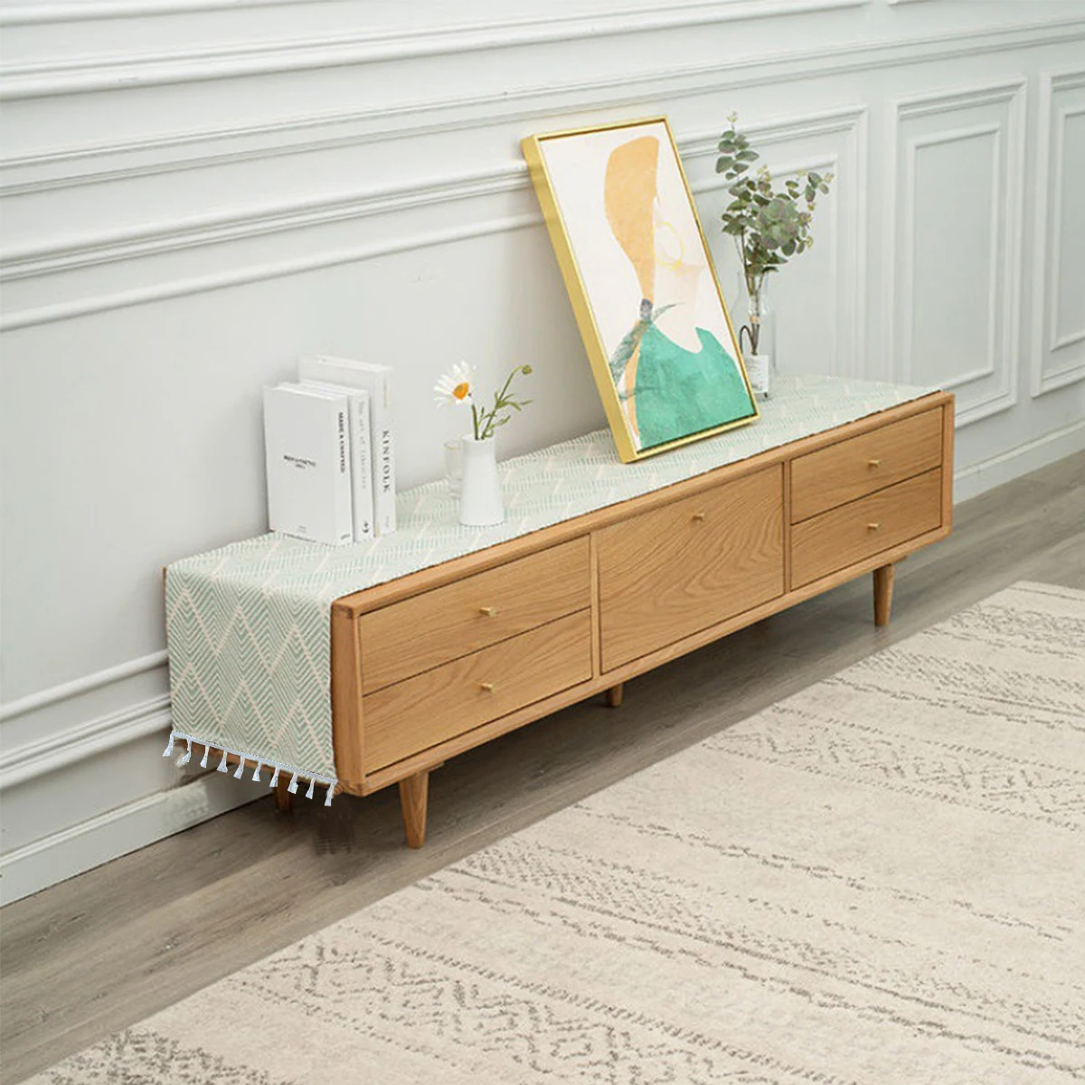 Bieżnik na stół prosty, bieżni – Linen Table Runner recenzja i cena