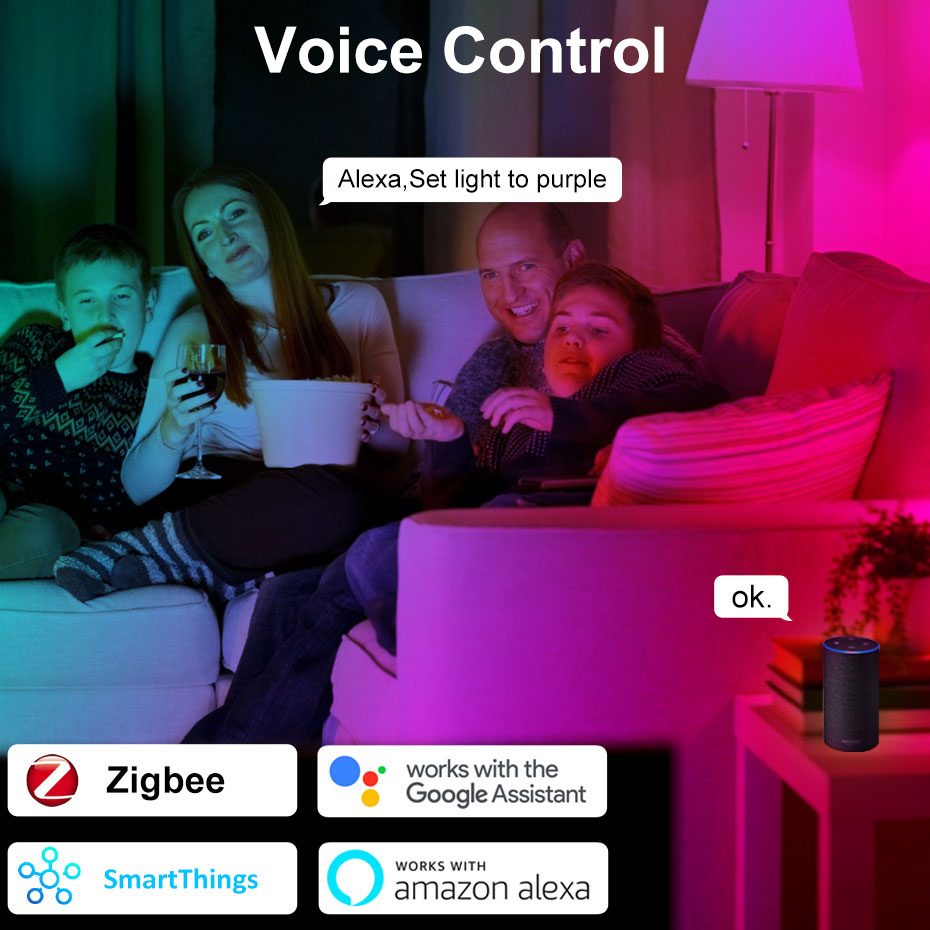 Inteligentna żarówka LED Zigbe – Home Decor Free App recenzja i cena