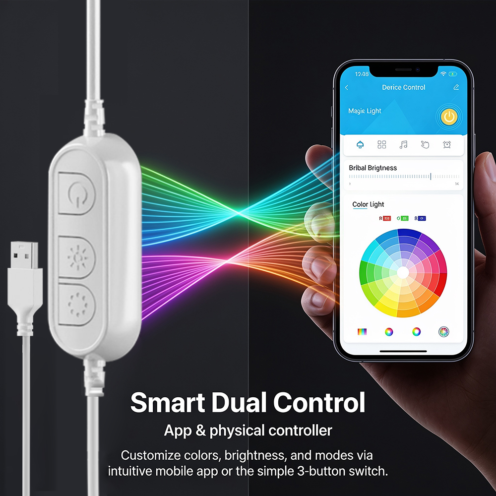 5M RGB Neonowa Taśma LED Zmien – Home Decor Free App recenzja i cena
